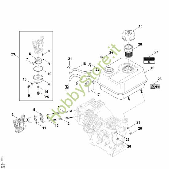 Picture of G - Sistema di alimentazione carburante EHC 700.0 (EHC700-0002)
